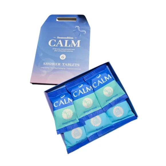 SeasonBliss Calm Shower Steamers 6 Pk - Picture 1 of 3